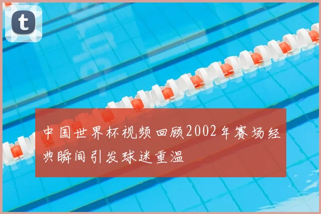 中国世界杯视频回顾2002年赛场经典瞬间引发球迷重温