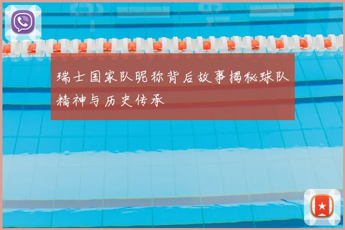 瑞士国家队昵称背后故事揭秘球队精神与历史传承